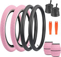 12/16/20x2.125 Bike Tires 1/2 Pack 12/16/20 Inch Kids Folding Replacement Tire/Tube Suitable for Tires 12/20x2.1 12/16/20x2. 125 12/20x2.25, Multiple Colors
