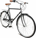 Tracer Osaka Hybrid Bikes, Steel Frame, Shimano Nexus Inter 3/7 Speed, Brown Seat Brown Grips, Road Bike, City Bike, Multiple Colors