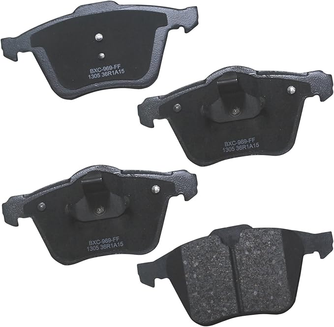 Bendix Premium SBC1305 Ceramic Front Brake Pads for Select Models Volvo S60, S60 Cross Country, S80, V40, V40 V60, V60 V70, V90 XC70