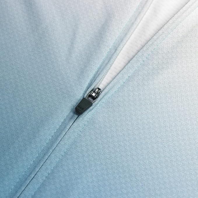 Men's Cycling Jerseys Long Sleeve Bike Biking Shirts Full Zip with Pockets Road Bicycle Clothing