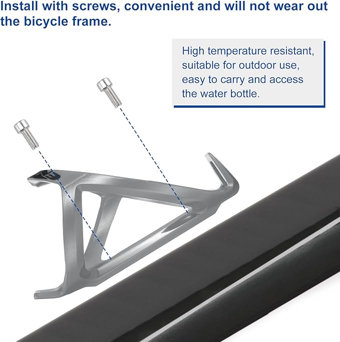 HARFINGTON Bicycle Water Bottle Holder Lightweight Universal Bike Bottle Cages Cycling Cup Holder for MTB Mountain Road Gravel