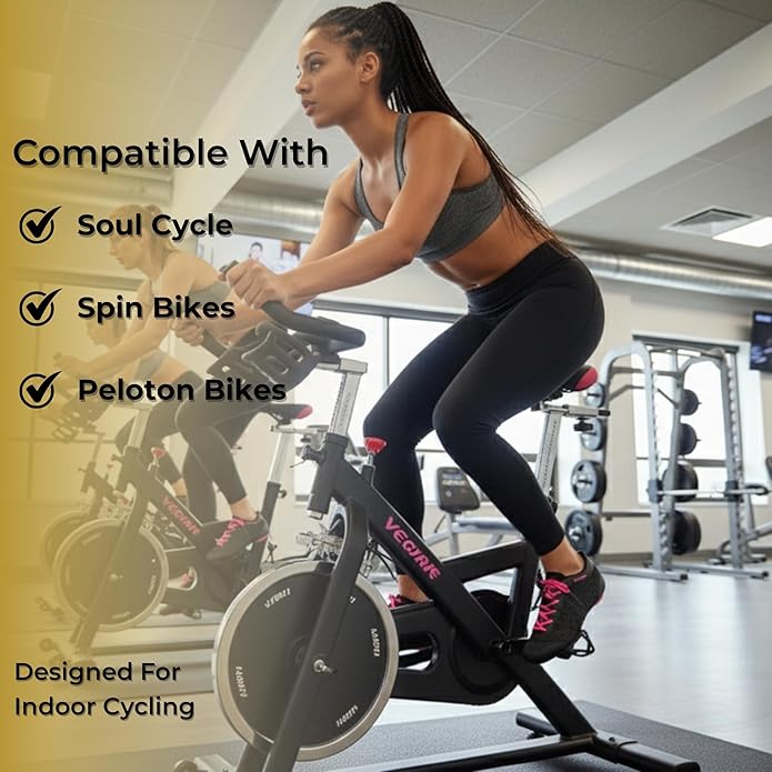 Tommaso Pista SPD & Peloton Shoes for Women—2 in 1—Fit for Peloton, Spin & Indoor Bikes—Install Your Own Delta or SPD Cleats Essential Bike Accessories for Cyclebar & Soulcycle
