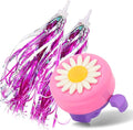 PLATT Bike Bell for Kids, Bike Horn for Boys and Girls Bike with 1 Pair Bike Streamer Tassels