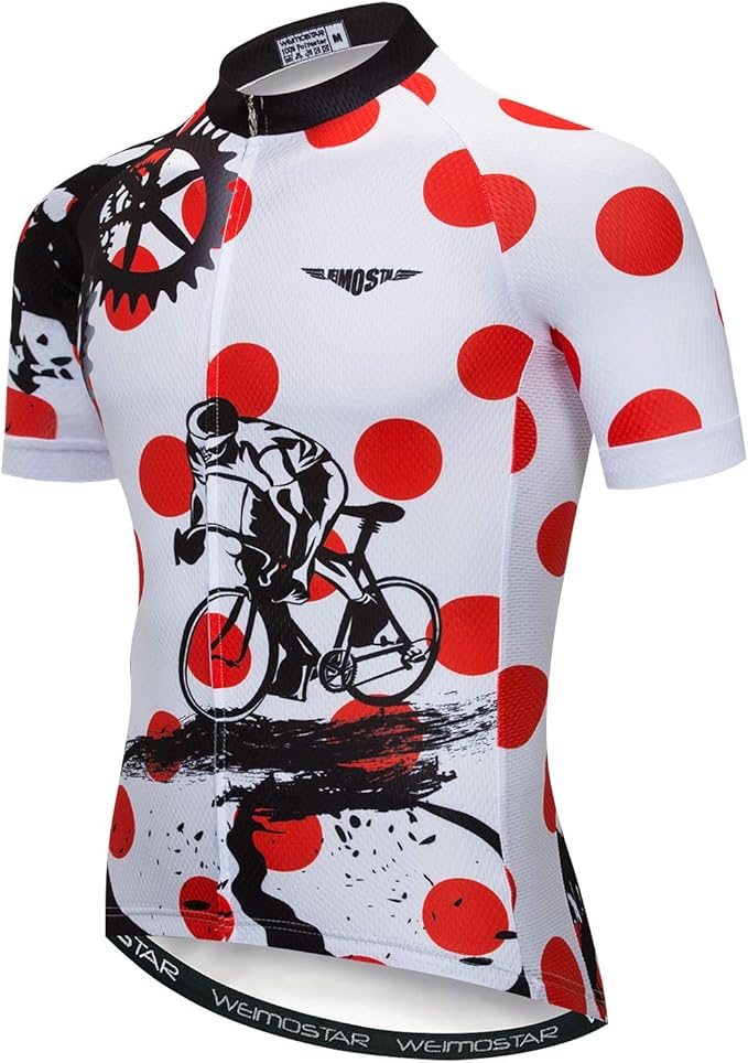 Cycling Jersey Mens Road Bicycle Clothing Summer Short Sleeve Breathable Cycling Tops