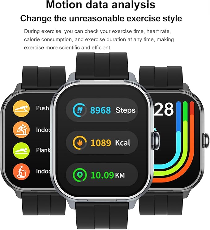 Smart Watch with Earbuds, 2.01" HD Screen 2 in 1 Smartwatch with Bluetooth Earbuds, 100+ Sport Fitness Tracker, NFC, Pedometer, Sleep/Heart Rate/Blood Pressure Monitor Compatible with iOS & Androd