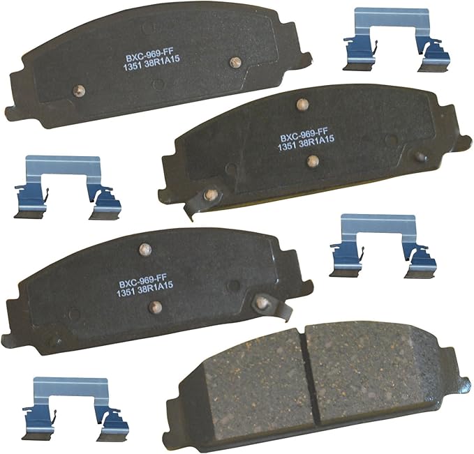 Bendix Premium SBC1351 Ceramic Front Brake Pads for Chevrolet Caprice 2012, Pontiac G8 2009-2008