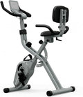 BARWING Stationary Exercise Bike for Home Workout, 5 IN 1 Foldable Indoor Cycling Bike for Seniors, 350LB Capacity, 16-Level Magnetic Resistance, Seat Backrest Adjustments