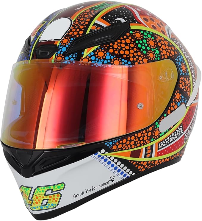 Soman K1 Helmet Visor Replacements, K1S Tinted Helmet Visor Compatible with K1 K1S K3SV K5 K5S UV Protection (Transparent Revo Red)