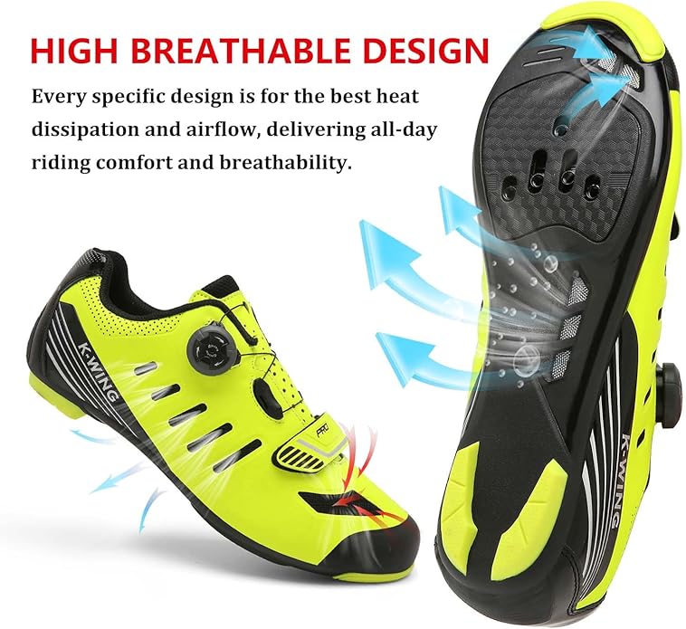 Unisex Cycling Shoes Compatible with pelaton Indoor Road Bike Shoes Mountain Bike Shoes for Men and Women Delta Cleats Clip Outdoor Pedal Bicycle Shoes MTB Shoes for Men