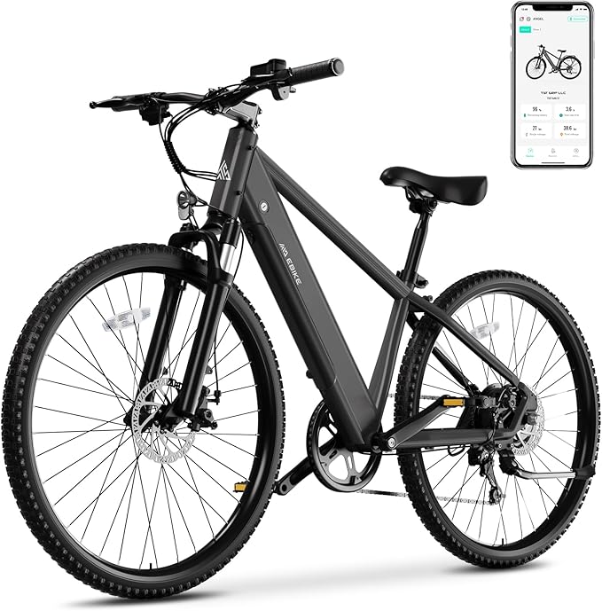 TST Electric Bike for Adults, 750 Peak Motor Ebike with 36V/7.8Ah Battery, up to 40 Miles Range 25 MPH Electric Bicycle, 7 Speed, 26" E Bike for Commute