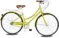 Tracer Osaka Hybrid Bikes, Steel Frame, Shimano Nexus Inter 3/7 Speed, Brown Seat Brown Grips, Road Bike, City Bike, Multiple Colors