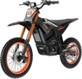 Electric Dirt Bike for Teens Adults, 3500W Peak Mid-Drive Motor with 48V/23AH Battery Ebike, 53-Mile Range, 38mph Speeds with Hydraulic Brakes & Dual Shock Absorption