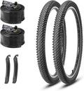 MOHEGIA Mountain Bike Tires - 20/24/26/27.5 Inch Folding MTB Bicycle Tires Replacement,Steel Bead All-Terrain and High-Performance Durable for Off-Road,Street & Trail Adventures