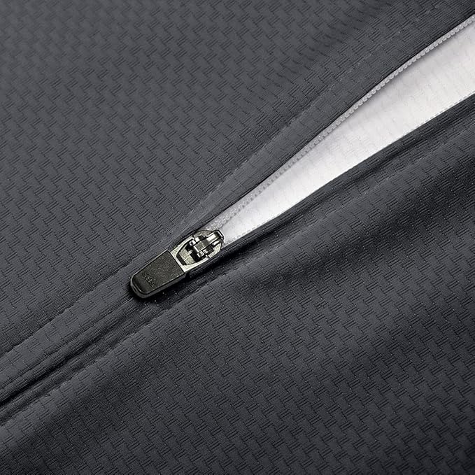 Lo.gas Cycling Jersey Men Short/Long Sleeve Bike Biking Shirts Full Zip with Pockets Road Bicycle Clothes