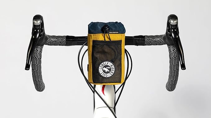 ULAC NEO PORTER C-HOLD Bike Feed Bag for Top Tube, Handlebar, Stem and Saddles (Bumblebee, Small)