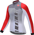 Coconut Ropamo CR Long Sleeve Cycling Jersey Mens, 3+1 Zipper Pockets Bicycle Tops Quick Dry Breathable Biking Shirt