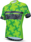 Men's Cycling Jersey Short Sleeve Bike Shirts Bicycle Jacket with Pockets