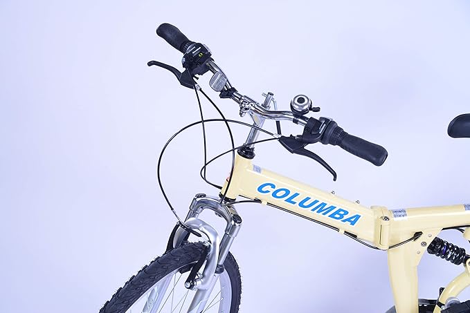 Columba 26 Inch Alloy Folding Bike w.18 Speed & Double Suspension