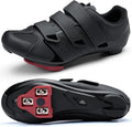 Men's Cycling Shoes – 2 & 3 Bolt Look Delta Cleat Spin Bike Shoes - Compatible with SPD Clips – Perfect for Indoor & Outdoor Road Cycling