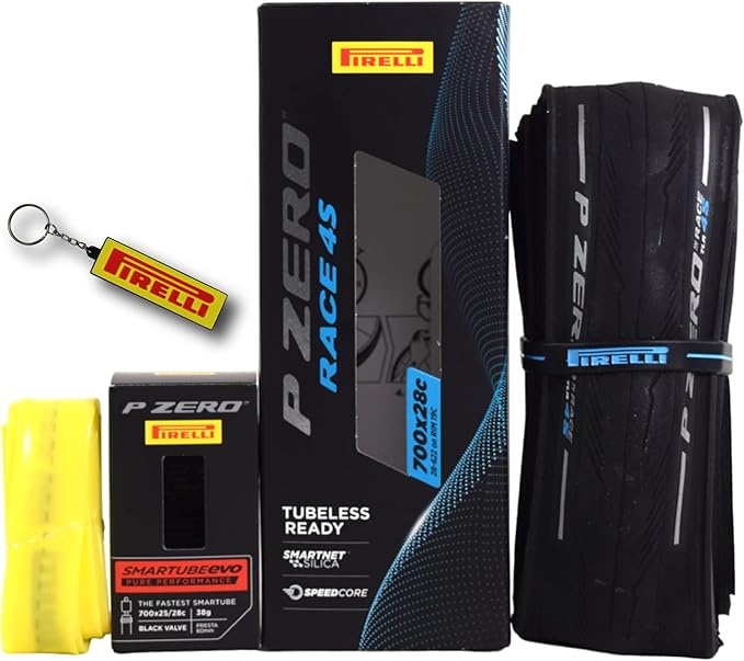 Pirelli P Zero Race 4S 28-622 (700 x 28c) Road Bike Tire for Wet and Cold Performance, TechBelt Construction for a Racing Feel, Extended Mileage for All-Season Cycling