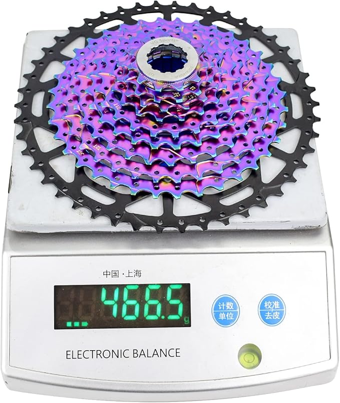 VG SPORTS 8/9/10/11/12 Speed Ultra-Light Bike Cassette for Mountain Bike 11-40T/11-42T/11-46T/11-50T/11-52T MTB Cassette Lightweight Aluminum Bracket Cassette