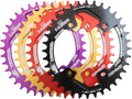 DJC Bike Chainring Asymmetrical 96BCD Round/Oval for XT SLX M6000 / M7000 / M8000 / M9000 MTB 7/8/9/10/11/12 Speed Narrow Wide 30T/32T/34T/36T/38T Tooth