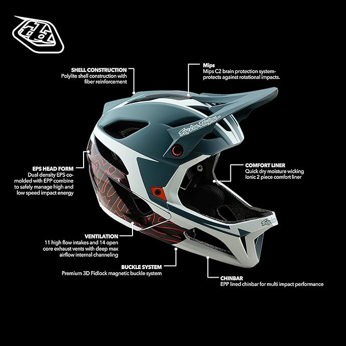 Troy Lee Designs Stage Helmet MIPS for Mountain Bicycle MTB BMX