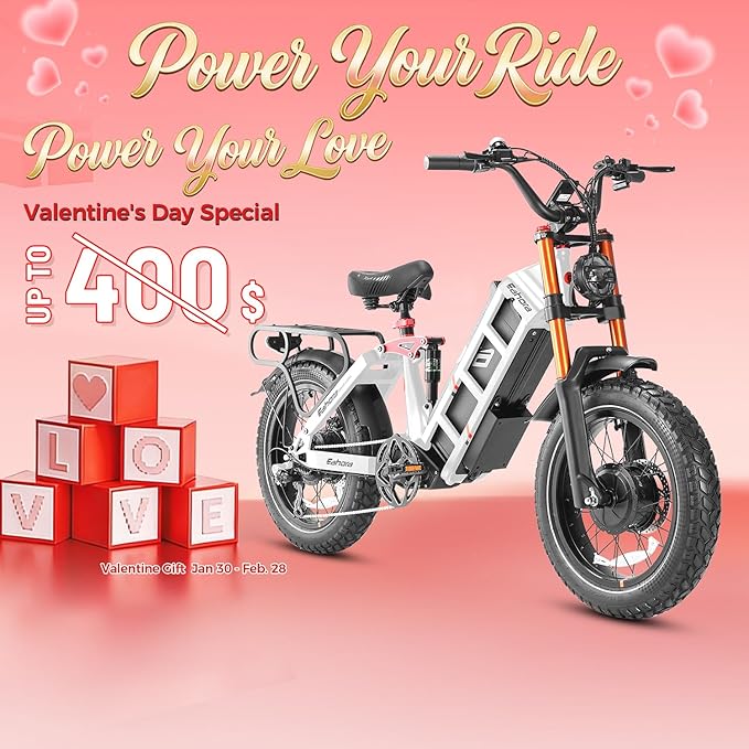 2025 Juliet Pro 2/Juliet Electric Bike for Adults 43MPH/34MPH Peak 5400W/1200W 60V 70AH/48V 60AH Ebike 220+Miles Long Range Electric Bike 20"*4.0 Fat Tires Step Thru Full Suspension Electric Bycicle