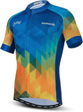 Hotlion Summer Cycling Jersey Men Mountain Bike Jersey Quick Dry Bicycle Shirt Short Sleeve Cycling Clothing