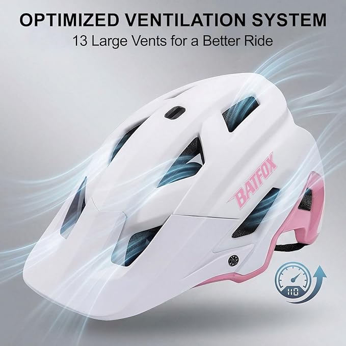 KINGBIKE NTA-8776 Mountain Bike Helmet Professional Ebike Helmets with 3-Level Adjustable Visor & Camera Mount E-MTB Helmet for Adults Men Women Youth E-Bike Safety Certified
