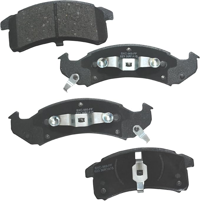 Bendix Premium SBC623 Ceramic Front Brake Pads for LeSabre,Park Avenue,Riviera,DeVille,Eldorado,Seville,Camaro,Lumina APV,Van,Olds 88,98,Aurora,LSS,Regency,Silhouette,Bonneville,Firebird,Trans Sport