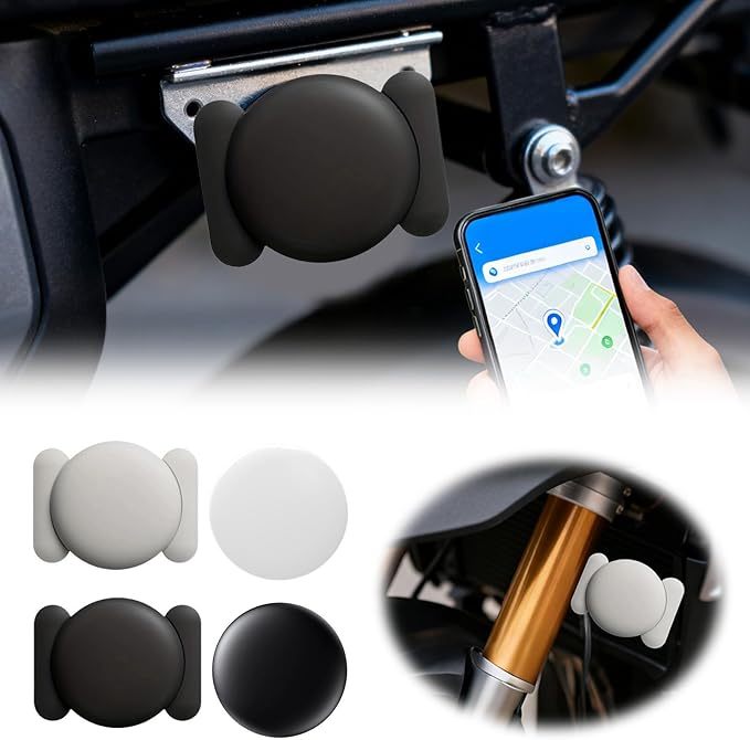 Generic Safe Sync GPS Tracker, Mini GPS Tracker, Real-Time Location Tracker, GPS Smart Tracker for Vehicles, Small Items, for iPhone (Black)