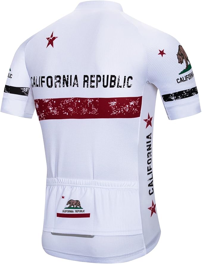 Cycling Jersey Men Full Zip Bike Shirt Racing Top Bicycle Clothing