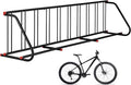 10 Holders Floor Bike Rack,Large Outdoor Bike Rack Commercial,Metal Bicycle Parking Rack Stand Outdoor,Steel Grid Bike Rack Heavy Duty for Garages, Stores, Schools