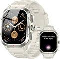 Smart Watch for Men Android/iPhone, 2.06" HD Anti-impact Touchscreen GPS Smartwatch with Heart Rate/SpO2/Sleep/Monitor, Answer/Make Call/Notifications, Fitness Watch IP68 Waterproof, 100+ Sport Mode