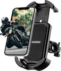 ROCKBROS Bike Phone Holder - Motorcycle Phone Mount with Security Lock, Shockproof Bicycle Phone Mount, Adjustable for 4.7'-6.8' Phones