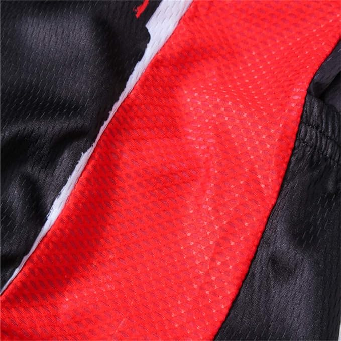 JPOJPO USA Cycling Jersey Men Short Sleeve Bike Shirts Biking Jersey Summer American Bicycle Tops with 3 Pockets Reflective