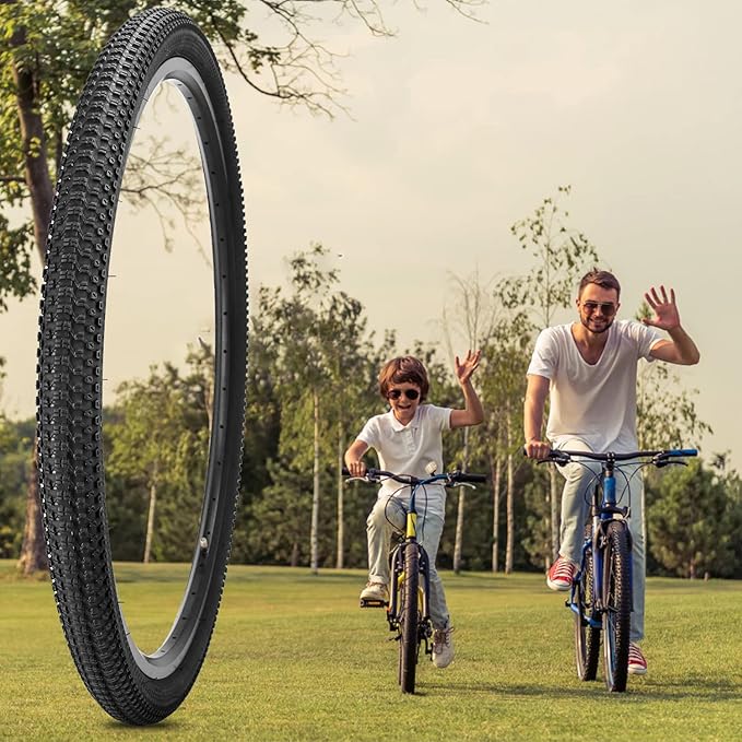 SIMEIQI Bike Tires 26x1.95 Inch Bike Tire for Mountain Foldable Replacement Bicycle Tire