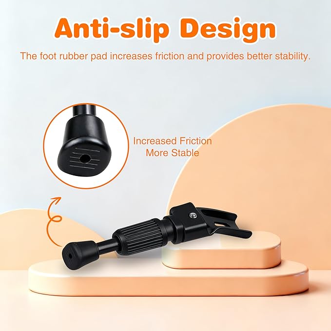 ZUKKA Bike Kickstand 14 Inch for Kids Bike Adjustable Aluminum Alloy Kickstand for Bicycles with Anti-Slip Pad for Kids Bike Universal Fit for Mountain Road Bikes