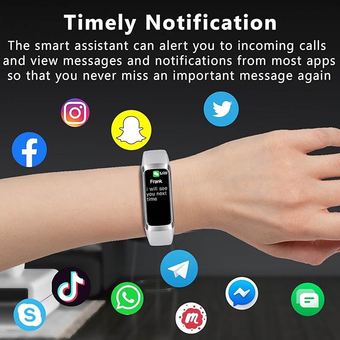 Fitness Tracker with 24/7 Heart Rate Sleep Blood Oxygen Monitor,IP68 Waterproof Smart Watch,1.10''AMOLED Touch Color Screen,Step Counter Health Activity Trackers for Women Men (Grey)