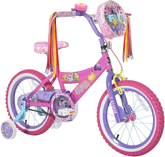 U-LIAN Kids Streamers and Bike Bell for Girls-1 Pack Flower Bicycle Bell with 2 Pack Handlebar Streamers Scooter Tassels for Children's Bike Accessories