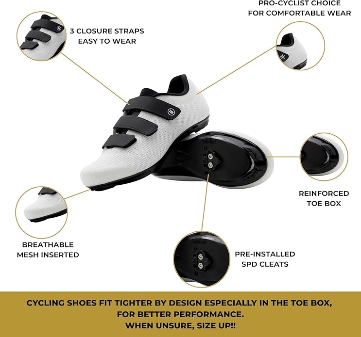 Tommaso Pista 100 SPD & Peloton Shoes for Women—Ready to Ride with Peloton Delta Cleat or SPD Cleats for Various Indoor Bikes—Explore Vareity Cycling Shoes & Bike Accessories