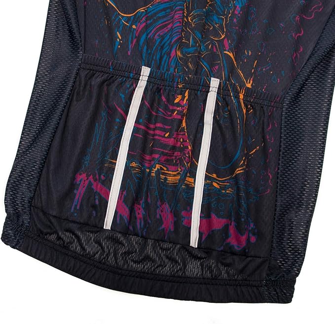 Cycling Jersey Mens Road Bicycle Clothing Summer Short Sleeve Breathable Cycling Tops