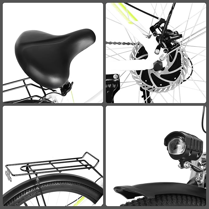 ZNH Electric Bike for Adults and Teens,14" Foldable Electric Bike with 1000W Peak Motor Up to 23 MPH, Electric Mini Bike with 48V 13Ah Removable Battery 28-50 Miles PAS Range, UL 2849 Certified