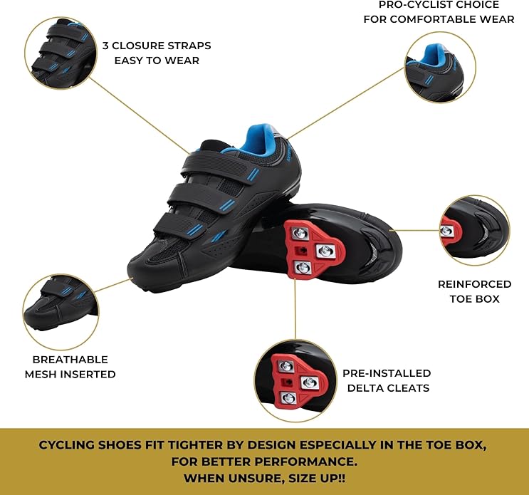 Tommaso Pista 100 SPD & Peloton Shoes for Women—Ready to Ride with Peloton Delta Cleat or SPD Cleats for Various Indoor Bikes—Explore Vareity Cycling Shoes & Bike Accessories
