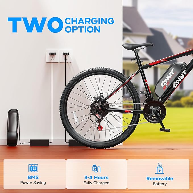 Electric Bike for Adults & Teens - 350W 26" Victor Ebike - 21-Speed, 20Mph Up to 40Miles with Dual Disc Brakes, Commuter E-MTB for Men Women | UL 2849 Certified