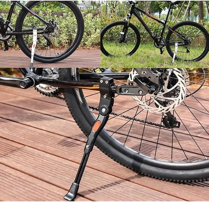Bike Kickstand for Specialized Turbo Levo SL Kids 2023, Adjustable Rear Bicycle Stand, with Reliable Load Support, Stable Non Slip Parking, Fits Adult Bikes, Easy Installation,B White