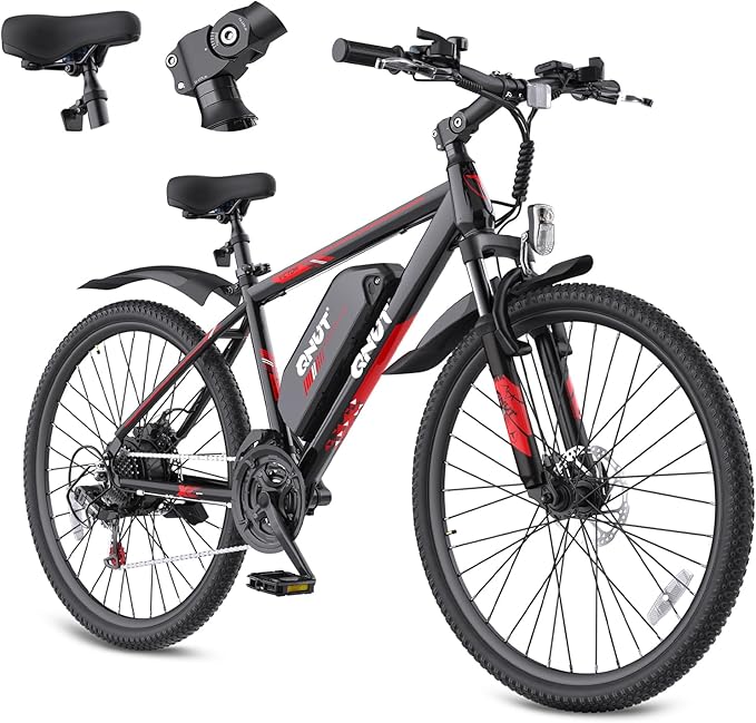 Electric Bike for Adults & Teens - 350W 26" Victor Ebike - 21-Speed, 20Mph Up to 40Miles with Dual Disc Brakes, Commuter E-MTB for Men Women | UL 2849 Certified