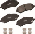 Bendix Premium SBC1327 Ceramic Front Brake Pads for select Chrysler Town & Country, Dodge Grand Caravan, Journey, Nitro, Jeep Liberty, Wrangler, Ram C/V, VW Routan (models without Heavy Duty Brakes)