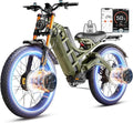 eAhora Romeo Pro 3 Electric Bike - [2026 Latest] 50MPH 5600W Dual Motor 60V 80AH 250Miles Long Range Ebike for Adults, 26" * 4.0 Fat Tire Fast Electric Mountain Bike Full Suspension Off-Road E-Bike